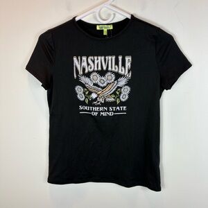 CHIT CHAT Timea Nashville Fitted Baby Tee Shir